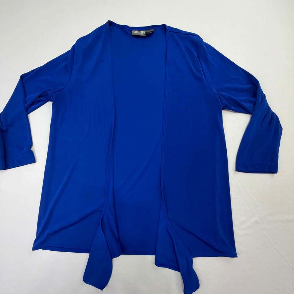 Additions by Chico's Royal Blue Open Front Cardigan Size 0